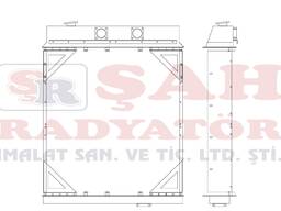 OEM 7W2847 SHAH RADIATOR - CATERPILLAR D9N - RADIATOR