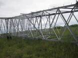 Анкерно угловая стальная опора УС110-8. Стальные опоры любой серии на заказ. - фото 2