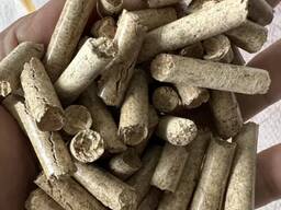 Пеллеты рисовой лузги