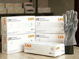 Перчатки CPE медицинские UNEX Group Цвет: Прозрачно-матовый.