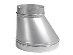Переход воздуховода Разм.1: 100-2100 мм, Разм.2: 80-1700 мм, Дл: 0,1-1,8 мм в Ташкенте