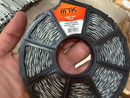 Перфорированная монтажная лента 12x0,5 мм (оцинкованная) в рулоне: 10м