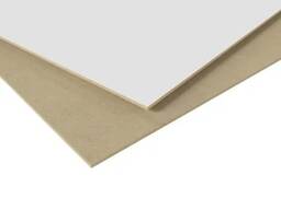 Плита ЛХДФ– лакированная (Белый), формат 2800 и 2500х2070мм, толщина 2,5 мм и 3,0 мм;