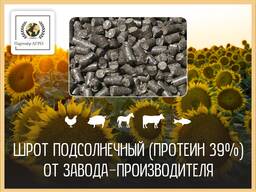 Подсолнечный шрот (протеин на АСВ не менее 40%)