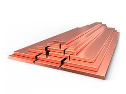 Полоса шина медная Шир: 6-600 мм, Толщ: 0,1-60 мм, Дл: 0,1-8 м, Мерн: м/д… в Ташкенте