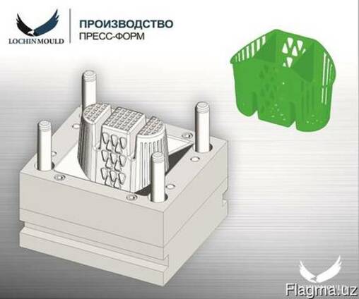 Пресс-форма - подставка для хранения ложек и вилок