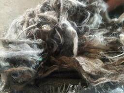 Продается мытая овечья и козья шерсть.