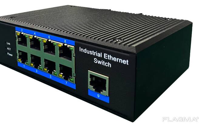 Промышленный PoE коммутатор VTK-I2081E-POE 9 портов