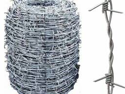 Проволока стальная колючая, гладкая, рифленая, колючая, сварочная