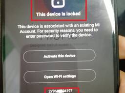 Разблокировка xiaomi mi аккаунта