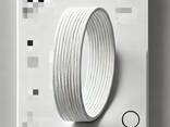 Elastik tasma 1 sm va 0,8 sm (rulon uchun 95 m, oq / qora) - ulgurji - fotosurat 1
