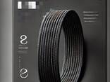 Elastik tasma 1 sm va 0,8 sm (rulon uchun 95 m, oq / qora) - ulgurji - fotosurat 3