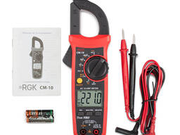 RGK CM-10 — цифровые токовые клещи