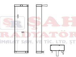 SHAH RADIATOR - CATERPILLAR 973D - RADIATOR