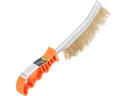 Щетка металлическая с пластмассовой ручкой