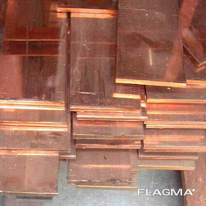 Полоса медная 2 мм, марок М1; М1т; М1м