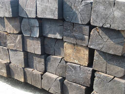 Шпалы деревянные; пропитанные