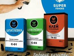 Шпатлёвки, Кафельный клей Super Feniks