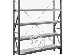 Стеллаж для склада MS U 2000х1500х400 (5 полок, нагрузка на полку 150 кг)