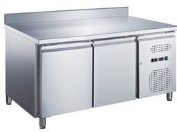Стол с охлаждаемым шкафом Hurakan HKN-GN2TN-SB с бортом