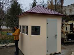 Сторожевые будки киоски остановки из сип панелей