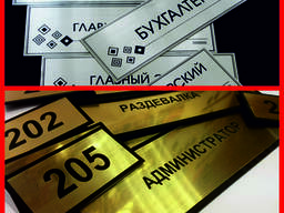 Таблички на дверь