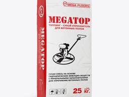 Топпинг сухой упрочнитель MEGATOP для свежеуложенных бетонных поверхностей.
