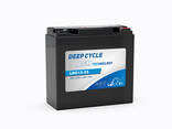 Полутяговый аккумулятор AGM/GEL 60 V 120 Ah LEOCH - fotosurat 2