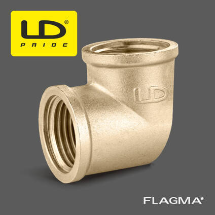 Угол 90 градусов LD Латунь