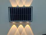 Солнечный светильник для фасада и двора — 6 LED, IP65 - fotosurat 1