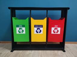 Урна 3 отсека