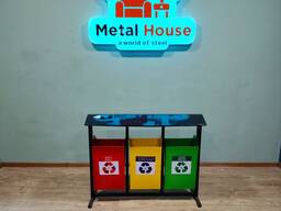 Урна 3 отсека