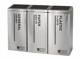 Урна для мусора из нержавеющей стали