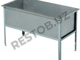 Ванна моечная кухонная 1 секц. сварн. нерж. (Котломойка).