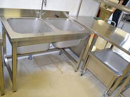 Zanglamaydigan po'latdan yasalgan yuvish vannalari