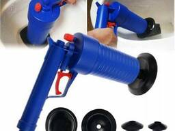 Вантуз-пистолет для прочистки труб PAOPAOTONG [синий]