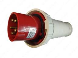 Вилка электрическая с заземлением 63А "ELBRUG"