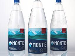 Вода столовая питьевая Montis 1,5 л. с газом