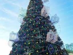 Ёлки, уличные от 5 до 30 метров в широком ассрт